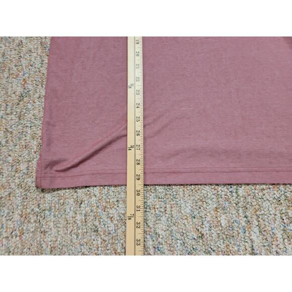 Travis Mathew Polo Shirt Mens XL Pink Golf Performance Striped Pima Cotton - Picture 11 of 16